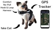 Pet Tracker Realtime GPS Dog Tracking Systems Tracker w/ Easy Navigate App Size:L