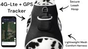 Apps Controlled GSM GPS Pet Tracking System Waterproof Cat Dog Locator Size:L