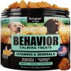 Hemp Calming Chews for Dogs with Vitamins and Minerals Natural Dog Calming Treats with Hemp Oil Help Your Dog Relax During Thunderstorms Separation Ca