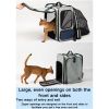 1 Pack Expandable Pet Carrier Backpack Volcano Gray